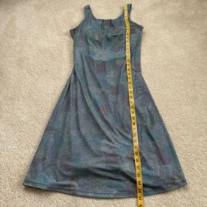 Prana Blue and Purple Patterned Dress